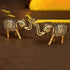Brass Elephant Idol Pair